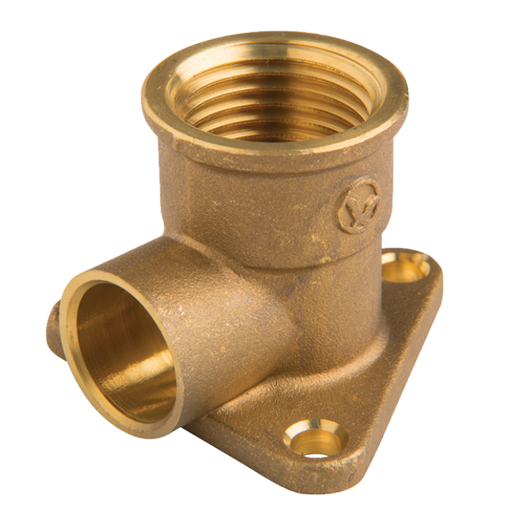 DZR Brass Crox Tee Male 25mm with 3 Nuts