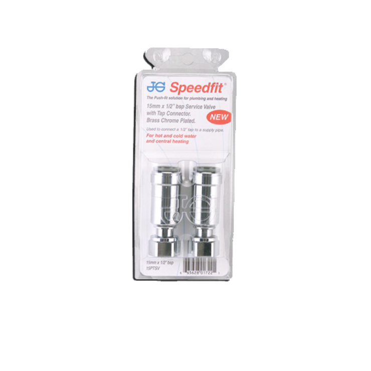 Speedfit Service Valve CP (2 per Pack) With Tap Connector