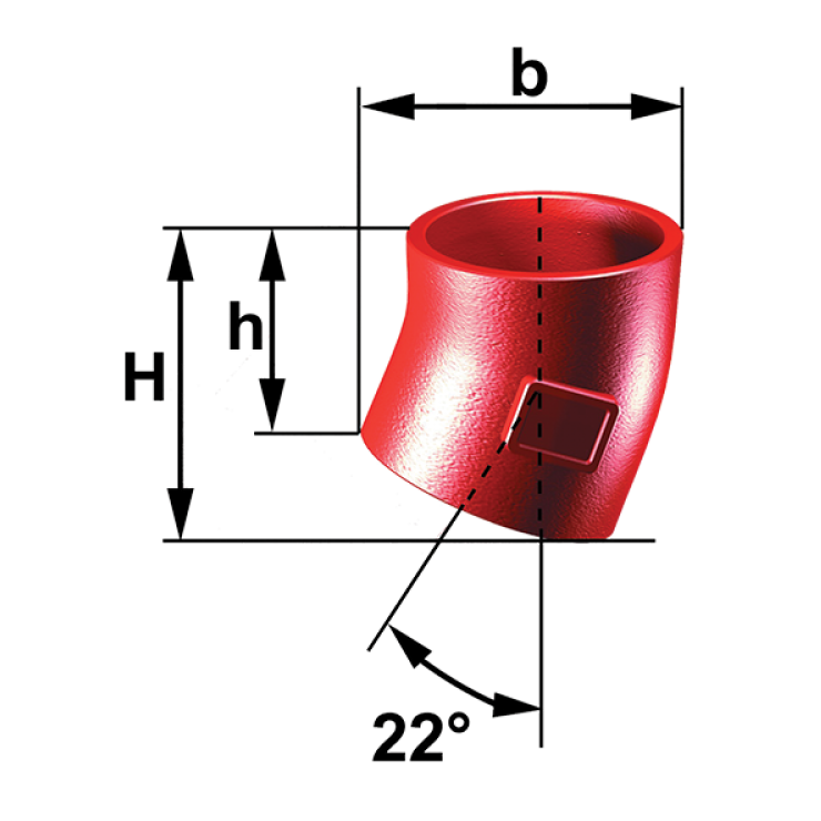 Ensign 22° Bends