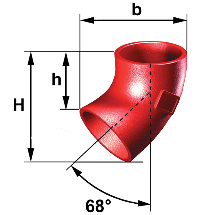 Ensign 68° Bend