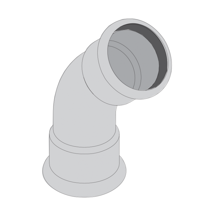 Hydropress 45° Bend Socket Socket (Female/Female)