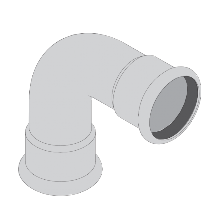 Hydropress 90° Bend Socket-Socket (Female/Female)