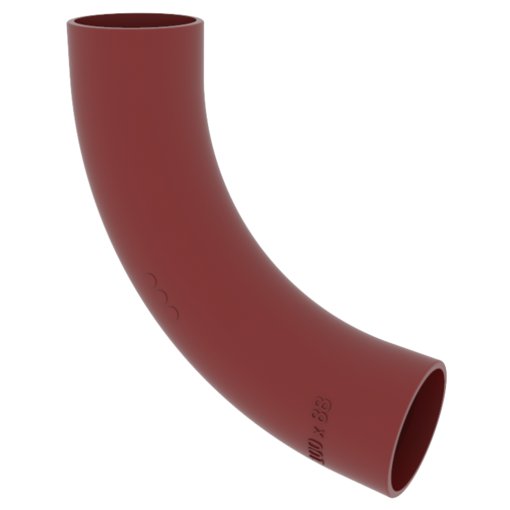 Medium and long radius- 88° bend- EF02L