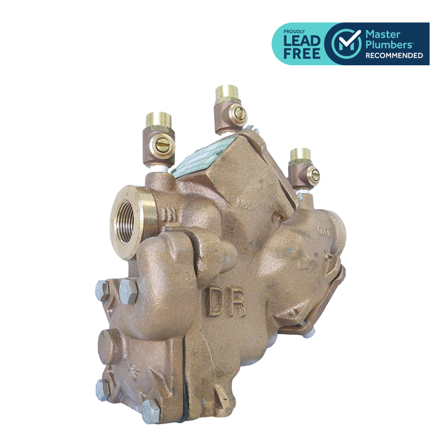  909 Brass RPZ Hot Water