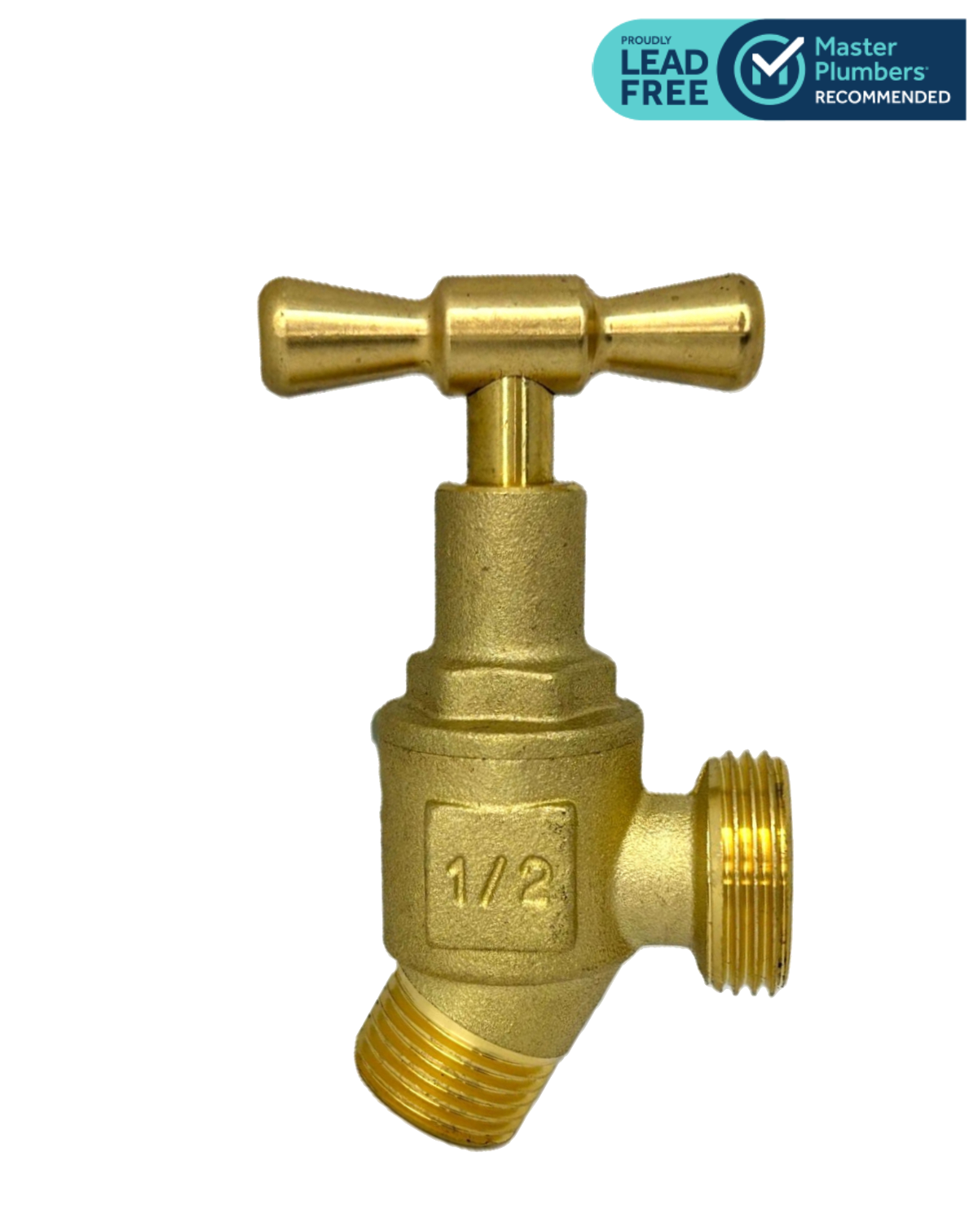 Angle Hose Tap Male Lead Free