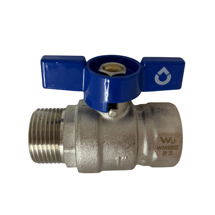 Brass Ball Vlave MF 25mm LF