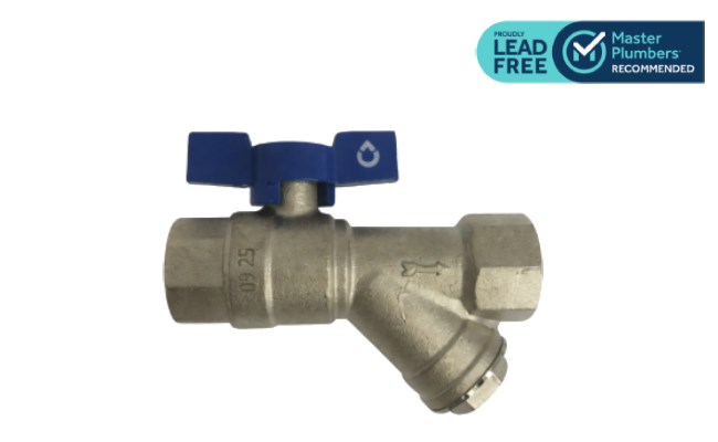 Lead Free Ball Valve with Y Strainer 