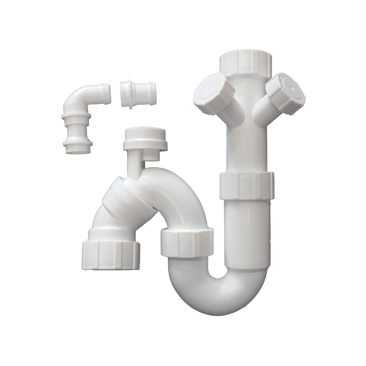 SP Vented Double Dishwasher Trap